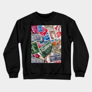 World friendship - Stamps Crewneck Sweatshirt